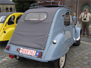 Achterkant 2CV4 1955